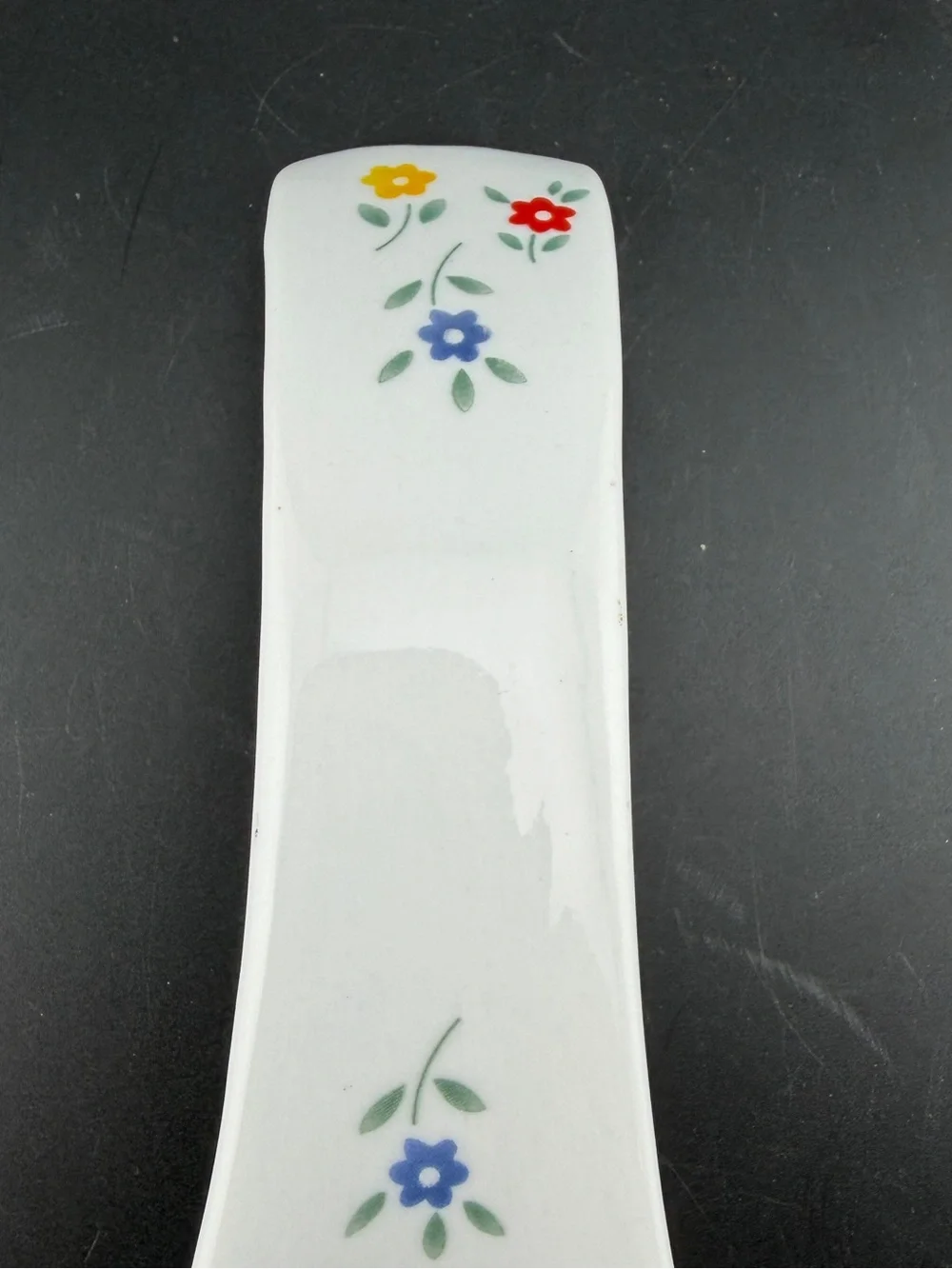 Corelle English Meadow Stoneware Spoon Rest Petite Flowers 8”x3”x1” Cottage Core